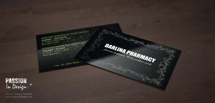 Business Card Printing & Delivery 名片设计影印及送货 - Darlina Pharmacy