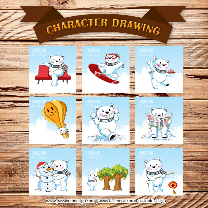 Bear Drawing / Illustrate Character Design