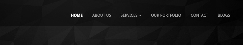 Navigation Bar Menu