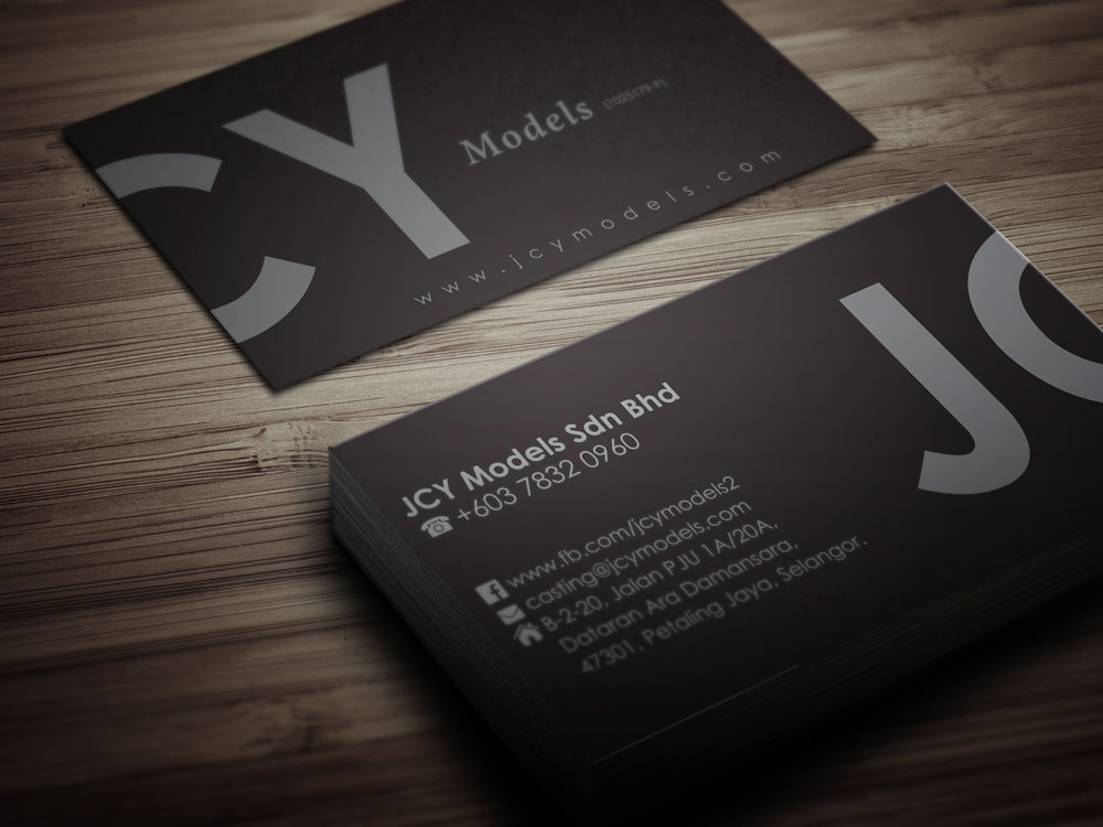 Business Card Printing & Delivery 名片设计影印及送货 – JCY Models (Petaling Jaya)