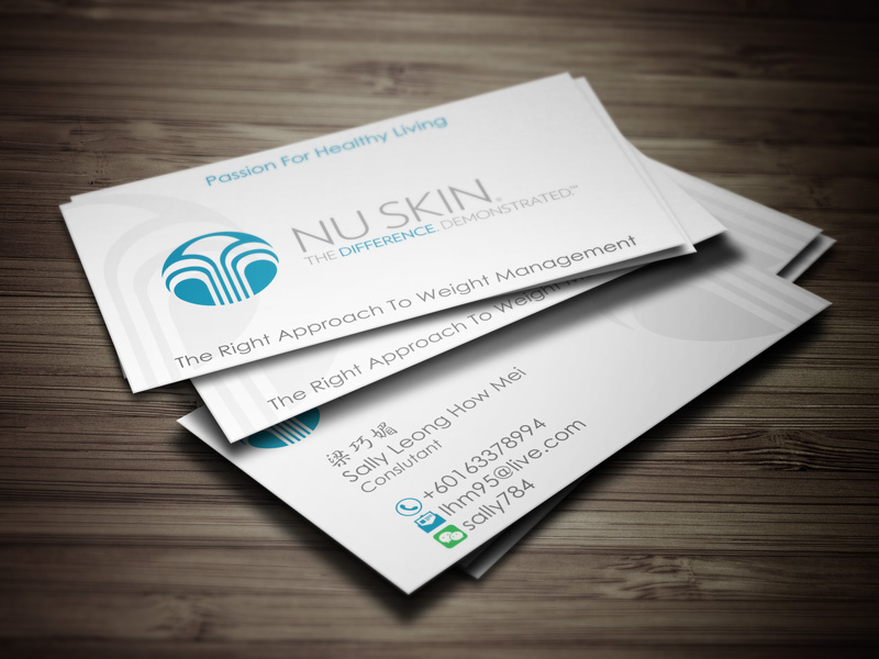 Business Card Printing & Delivery 名片设计影印及送货 – NuSkin