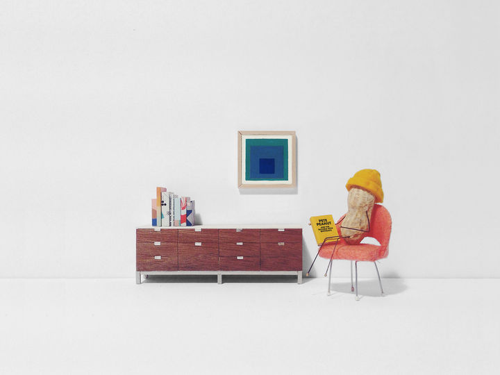 This Tiny Peanut Lives In Our Mid-century Dream Home