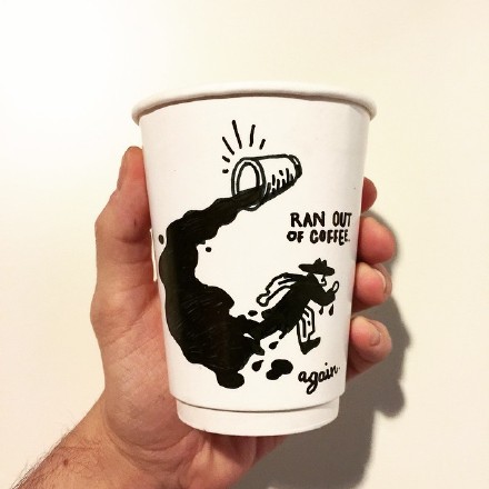 Coffee Cup Drawing Design