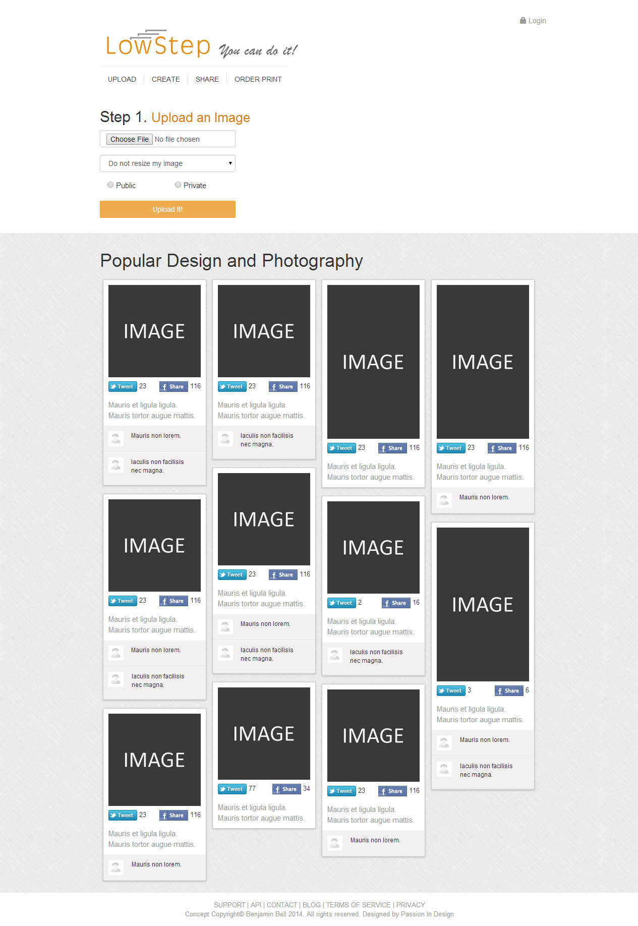 Lowstep Responsive Image Website Screenshoot