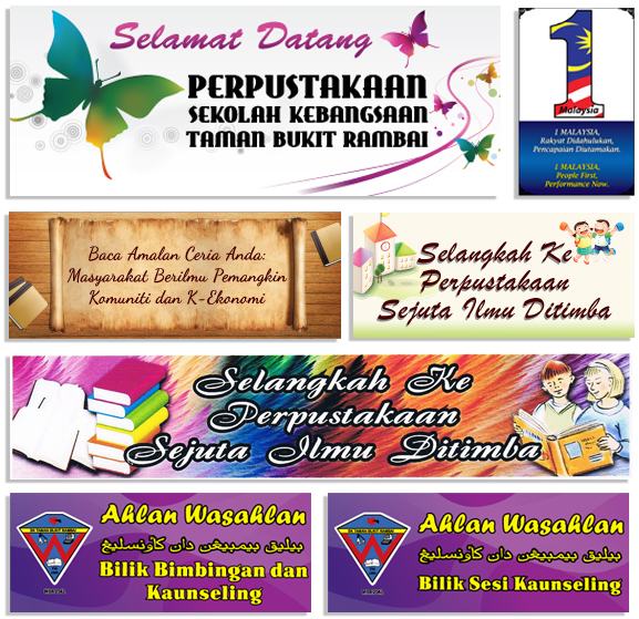Signage Design - Bukit Rambai Secondary School (BRASS)