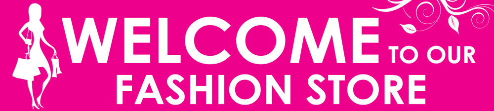 Fashion Shop Welcome Banner Design